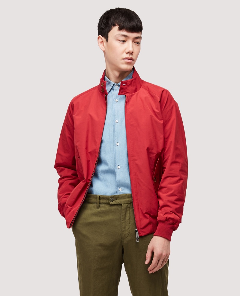 Baracuta G9 Harrington Jacket Dark Red