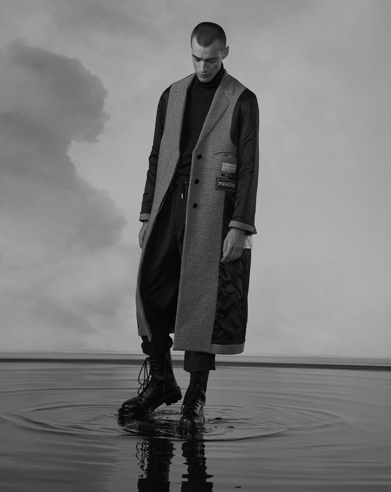 Erik Engel Graces Vogue Germany's Pages in Fall Looks from Stylebop