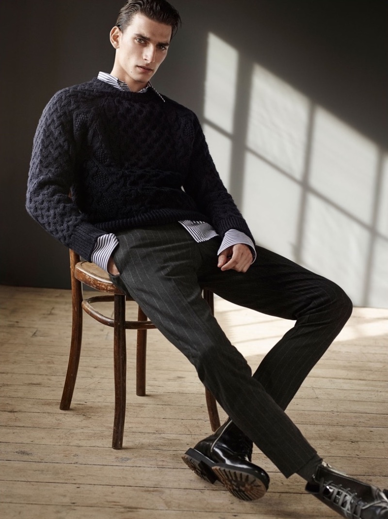 Fisherman Sweater Men Zara