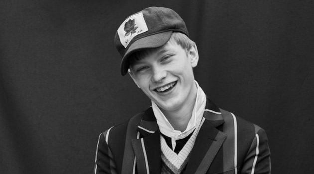 JP Channels Classic British Style in Kent & Curwen All smiles, JP stars in Kent & Curwen's spring-summer 2021 campaign.