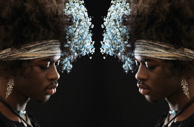 Lil Nas X Channels Jimi Hendrix for VMAN, Talks 'Montero' Album