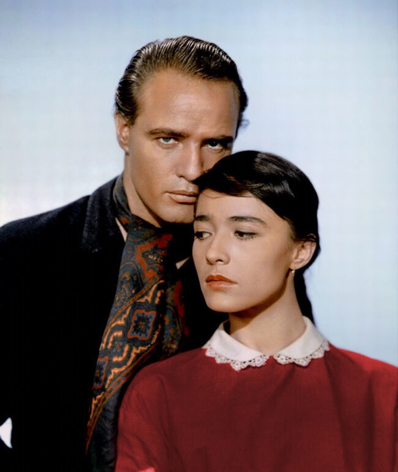Actors Marlon Brando and Pina Pellicer appear in an image for One-Eyed Jacks.