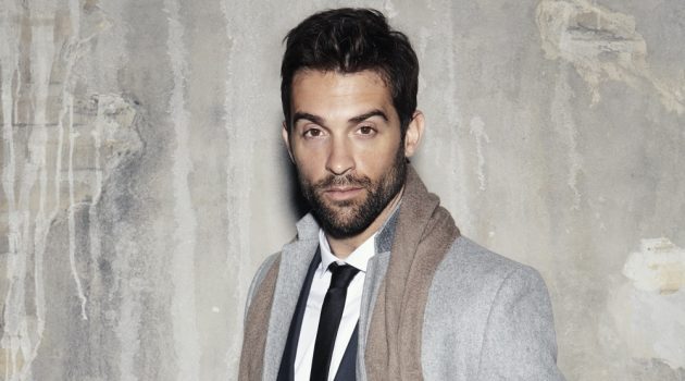 How to Intensify Your Masculine Energy Model Wearing Suit and Coat Strong Posture