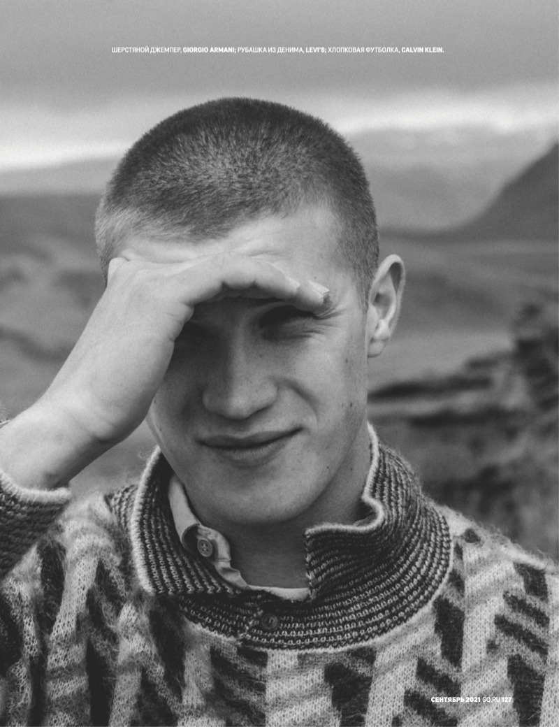 Oisin Murphy Travels to Iceland for GQ Russia