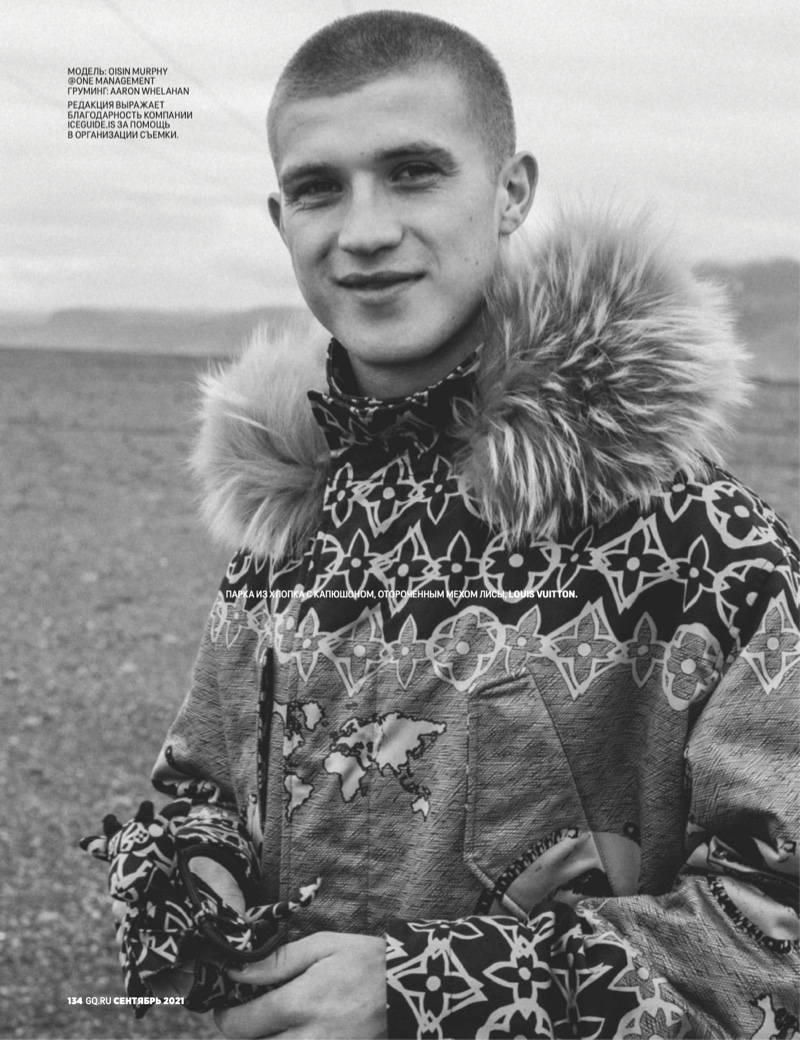 Oisin Murphy Travels to Iceland for GQ Russia