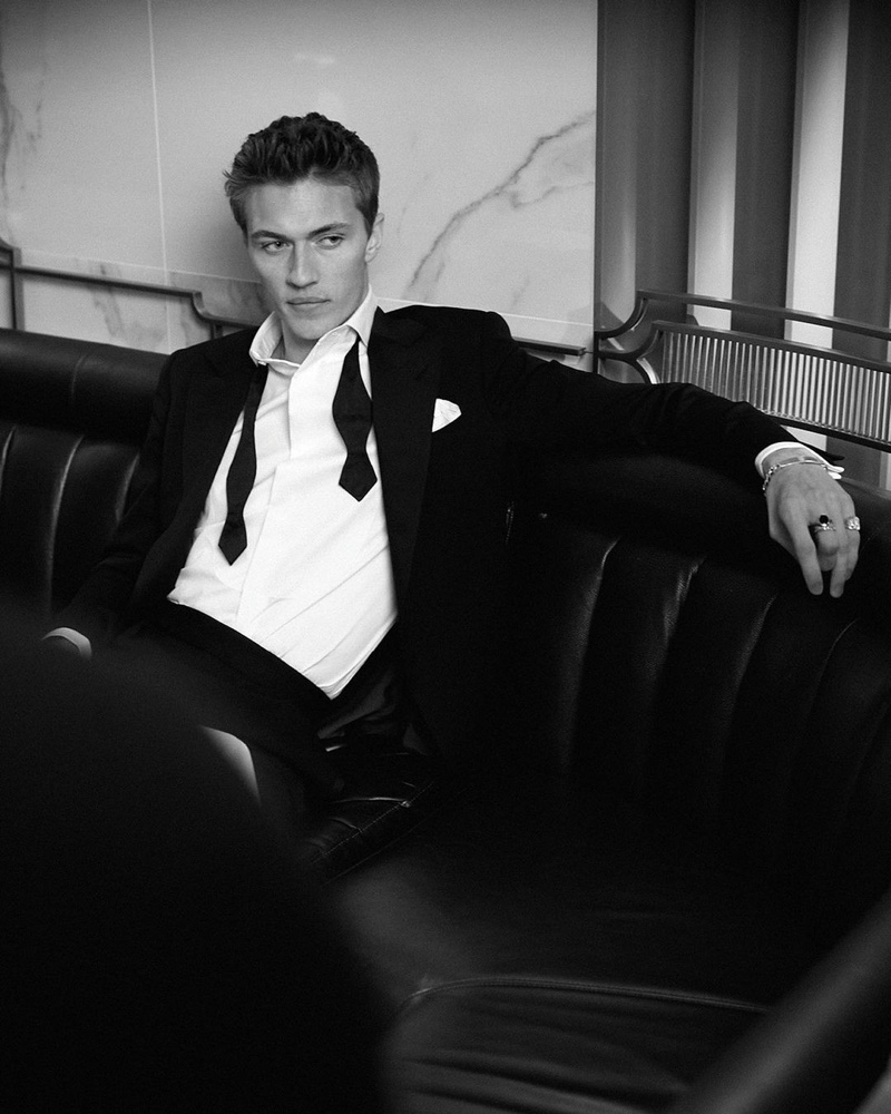 American model Lucky Blue Smith is a dapper vision as he fronts the Ralph Lauren Ralph's Club fragrance campaign.