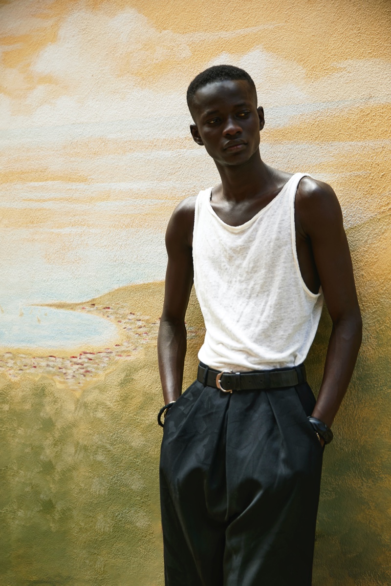 » Serigne Lam Hits the Beach for GQ Brasil Serigne Lam 2021 GQ Brasil Fashion Editorial 001