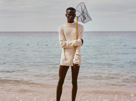 Serigne Lam Hits the Beach for GQ Brasil