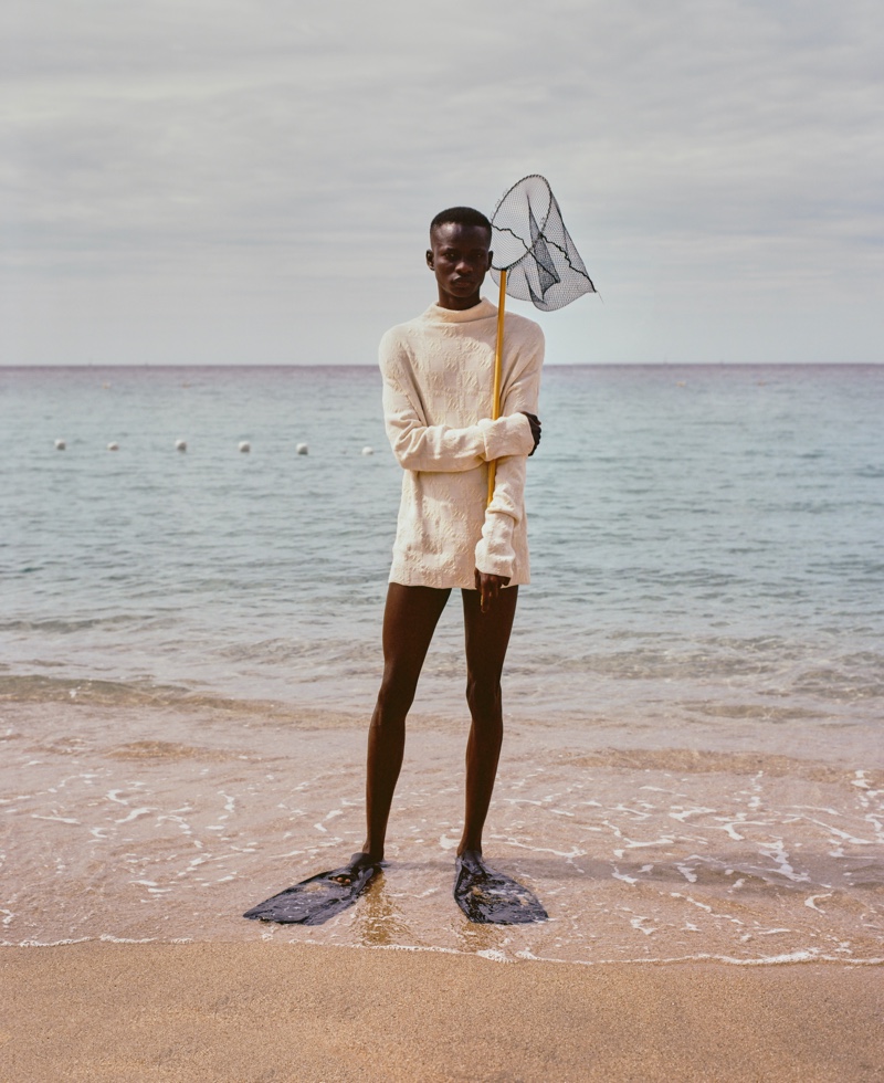 » Serigne Lam Hits the Beach for GQ Brasil Serigne Lam 2021 GQ Brasil Fashion Editorial 005
