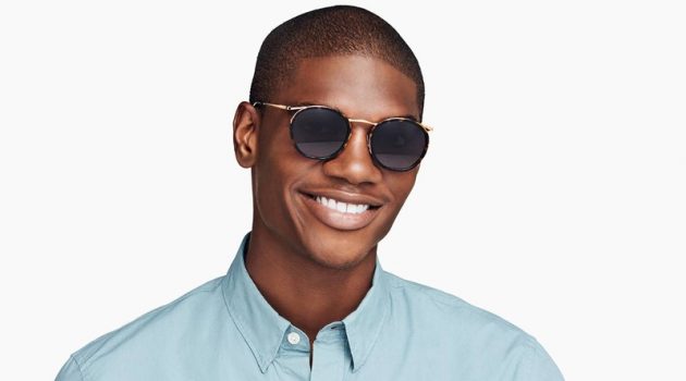 Floating Metal: Warby Parker Unveils New Silhouettes Warby Parker unveils new mixed-material eyewear with styles such as its Carmen sunglasses that feature a cognac tortoise with polished gold frame.