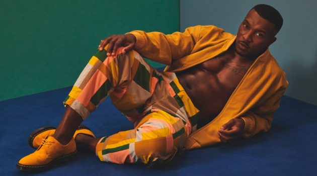 Ashley Walters Covers Hunger, Talks 'Top Boy' Hitting the studio for Hunger magazine, Ashley Walters wears a Lavin's Vintage Clothing jacket with KA Wakey pants and Dr Martens shoes.