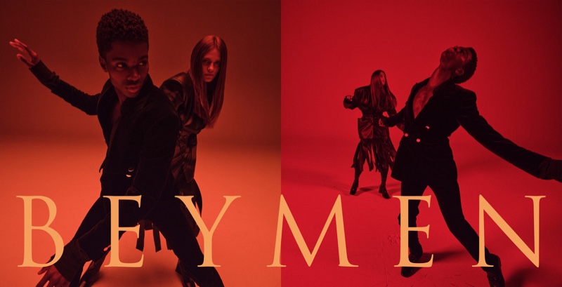 Hunter & Gatti photographs Alton Mason and Nataliya Bulycheva for Beymen's fall 2021 campaign.