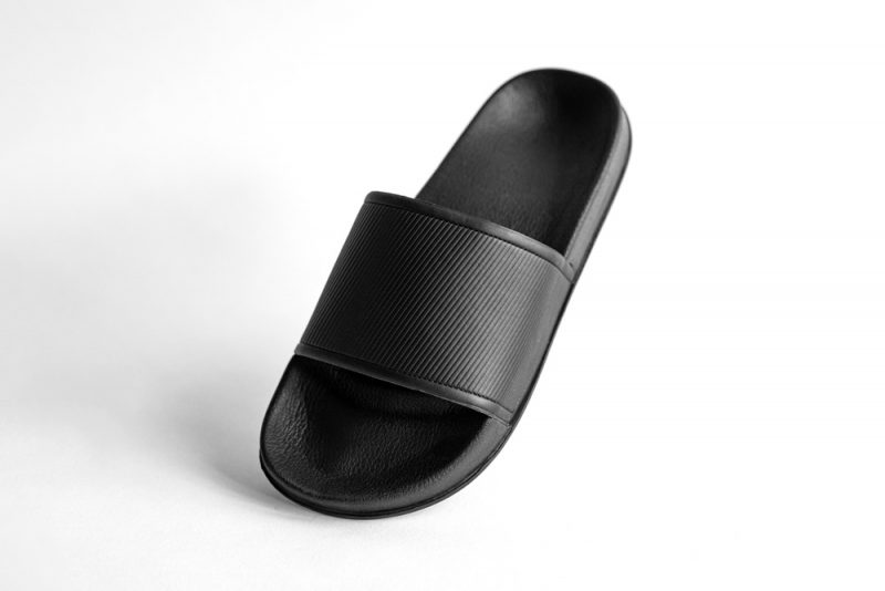 Black Slide Sandals