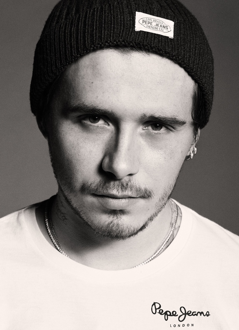 Luigi & Iango photographs Brooklyn Beckham for Pepe Jeans' fall-winter 2021 men's campaign.