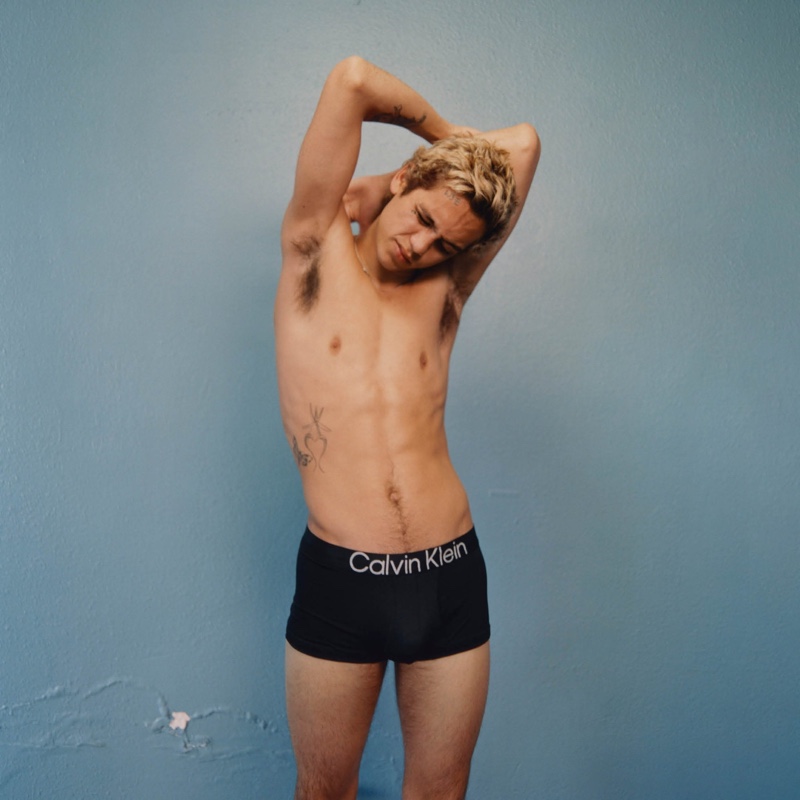 Dominic Fike stars in Calvin Klein's fall 2021 men's underwear campaign.