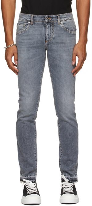 Dolce & Gabbana Grey Skinny Jeans Dolce & Gabbana Grey Skinny Jeans