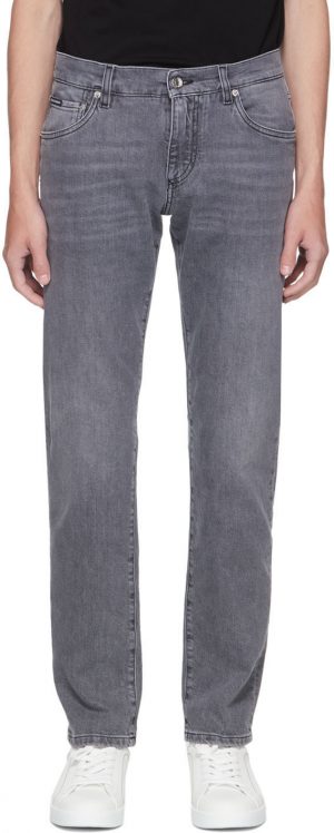 Dolce & Gabbana Grey Slim Jeans Dolce & Gabbana Grey Slim Jeans