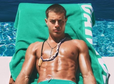 Roberto, Christos & Deano Go Poolside in Dsquared2 Beachwear