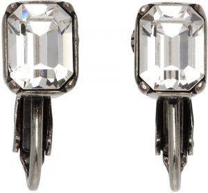 Dsquared2 Silver Crystal Clip-On Earrings Dsquared2 Silver Crystal Clip-On Earrings