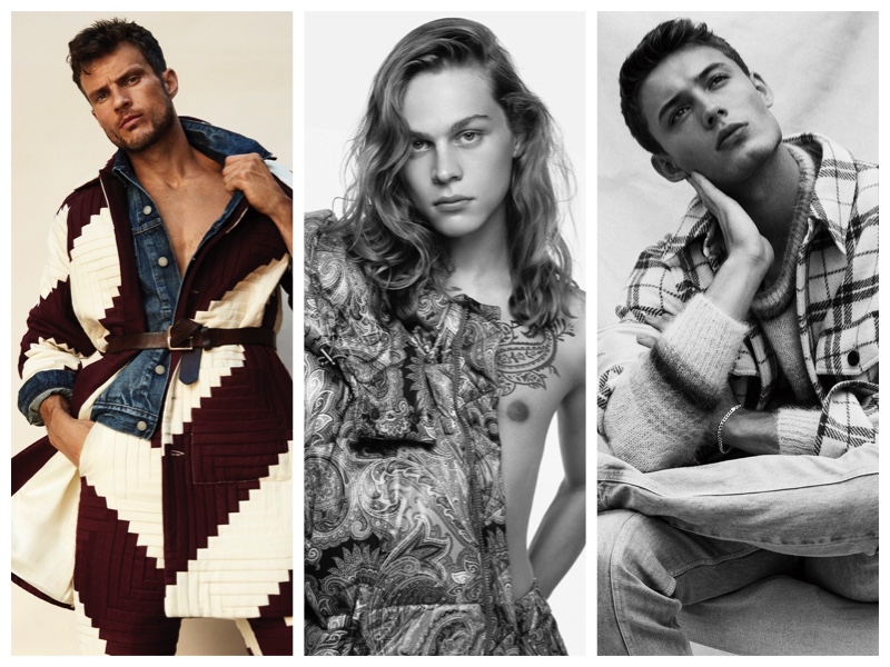Week in Review: Ryan Cooper for Esquire China, Sonny Charlton for Etro fall-winter 2021 campaign, and João Knorr for L’Officiel Liechtenstein.