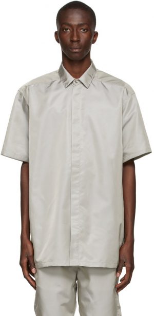 Fear of God Grey Nylon Short Sleeve Shirt Fear of God Grey Nylon Short Sleeve Shirt