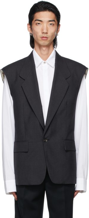 Fear of God Grey Sleeveless Blazer Fear of God Grey Sleeveless Blazer
