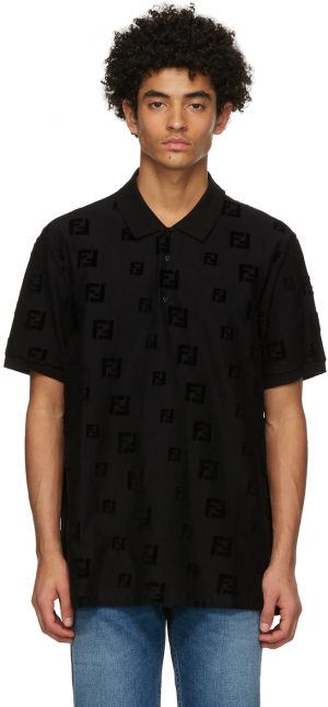 Fendi Black 'Forever Fendi' Polo Fendi Black 'Forever Fendi' Polo