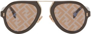 Fendi Brown 'Fendi Force' Sunglasses Fendi Brown 'Fendi Force' Sunglasses