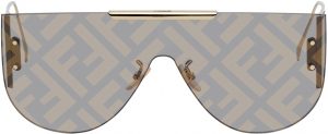 Fendi Gold 'Fendi Fabulous' Sunglasses Fendi Gold 'Fendi Fabulous' Sunglasses