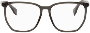 Fendi Grey Geometric 'Forever Fendi' Glasses Fendi Grey Geometric 'Forever Fendi' Glasses