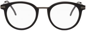 Fendi Grey & Gunmetal Acetate Round Glasses Fendi Grey & Gunmetal Acetate Round Glasses