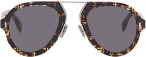 Fendi Tortoiseshell 'Fendi Force' Sunglasses Fendi Tortoiseshell 'Fendi Force' Sunglasses