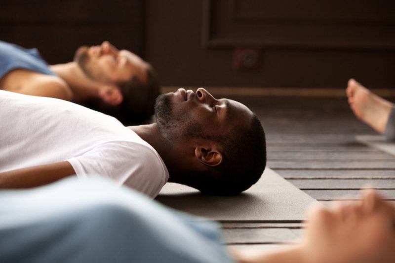 Group Doing Yoga