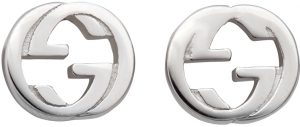 Gucci Silver Interlocking G Stud Earrings Gucci Silver Interlocking G Stud Earrings