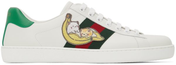 gucci bananya x gucci ace sneakers