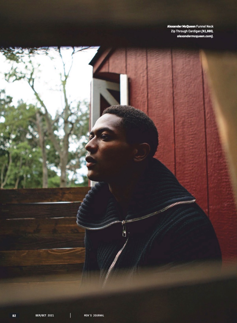 » Hamid Onifade Tackles Rugged Fall Style for Men's Journal Hamid Onifade 2021 Mens Journal Fashion Editorial 005