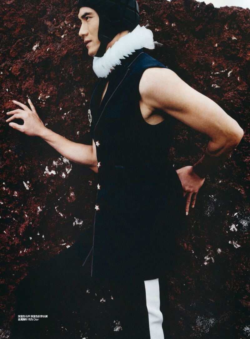 » Hao Yun Xiang Goes Wild for GQ China Hao Yun Xiang 2021 GQ China Fashion Editorial 007