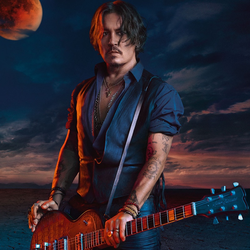 Johnny Depp stars in the fragrance campaign for Dior Sauvage Elixir.