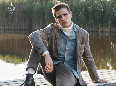 Julian Schneyder Dons Smart Fall Style for Masculin Journal