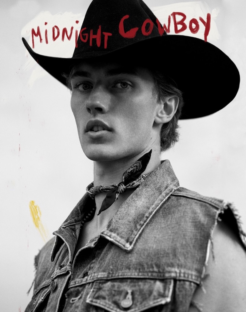 Midnight Cowboy: Lucky Blue Smith Stars in GQ Style Russia Cover Shoot