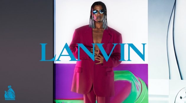 Luv Resval Goes Bold for Lanvin Fall '21 Campaign Luv Resval Goes Bold for Lanvin Fall '21 Campaign