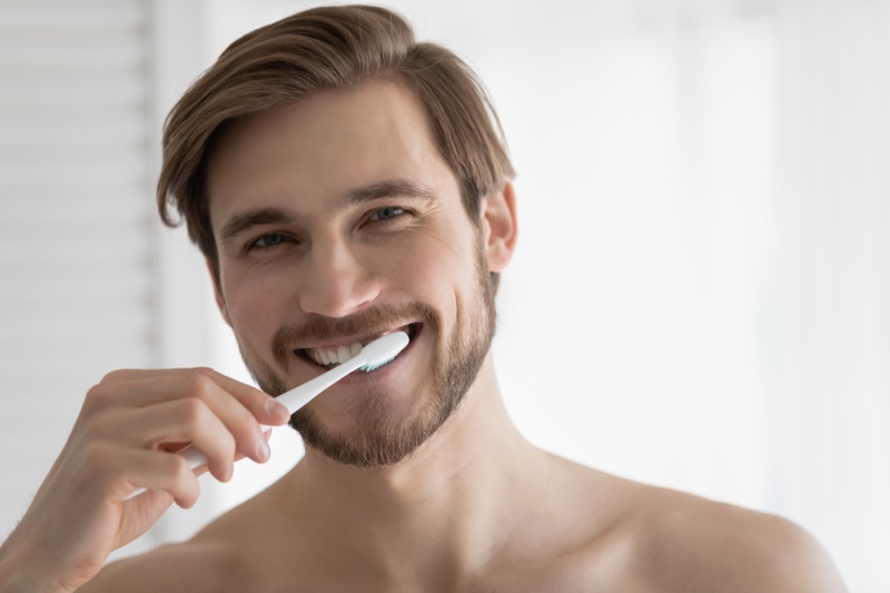 Man Brushing Teeth