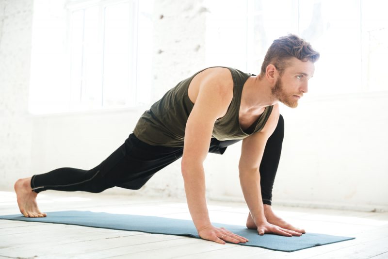 Man Doing Yoga