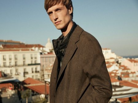 Egon Van Praet Takes a Stylish Walk with Massimo Dutti