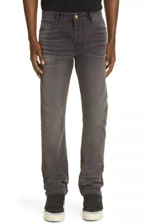 Men's Fear Of God Slim Straight Leg Canvas Jeans, Size 30 - Black Men's Fear Of God Slim Straight Leg Canvas Jeans, Size 30 - Black