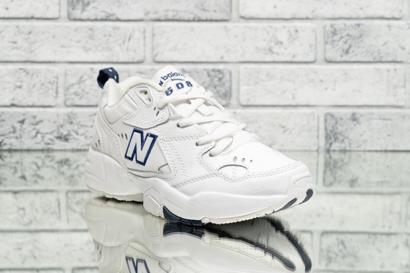 New Balance 608 White Sneakers