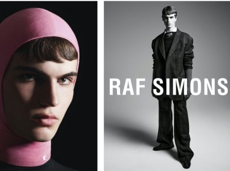 Raf Simons enlists Lars Jammaers as the star of its fall-winter 2021 campaign.