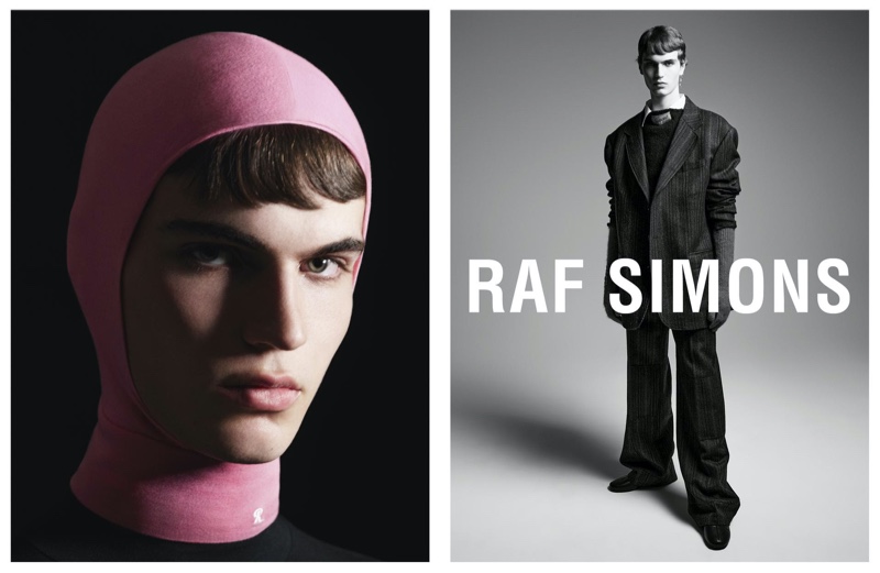 Raf Simons enlists Lars Jammaers as the star of its fall-winter 2021 campaign.