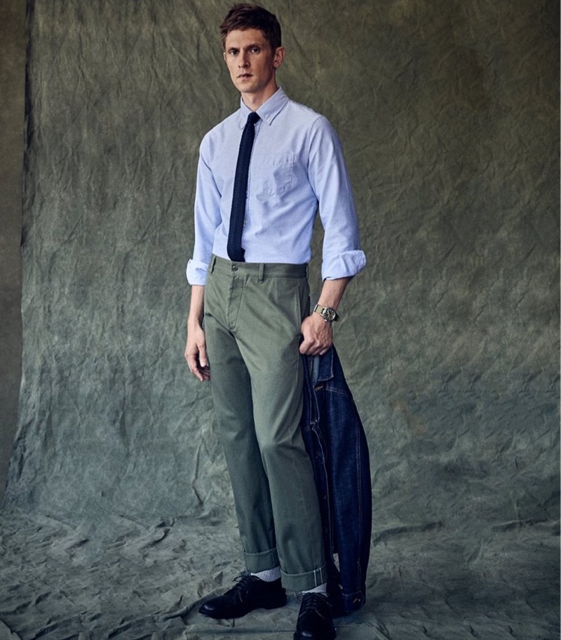 Mathias Lauridsen Dons Todd Snyder 10 Years Capsule Collection