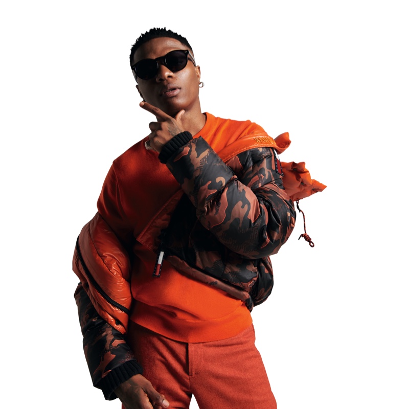 In front and center, Wizkid stars in Tommy Hilfiger's Pass the Mic campaign.
